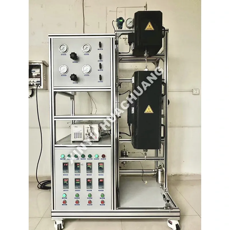 PLC Fluidized-Bed Evalueringsenhed